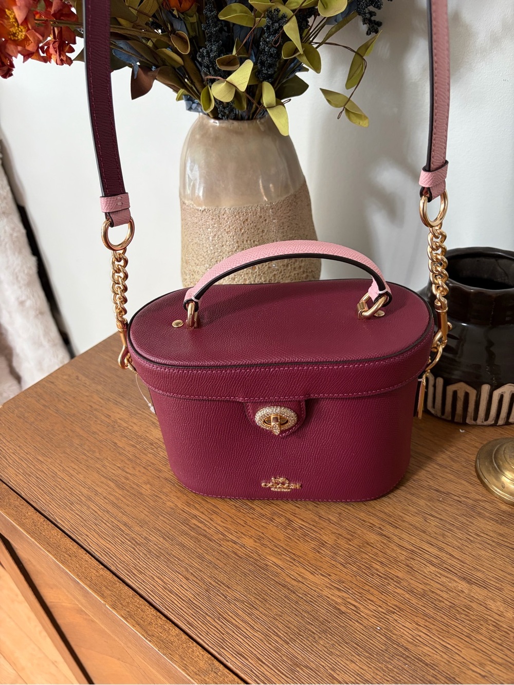 Coach Kay crossbody in black cherry - Picture 7 of 7